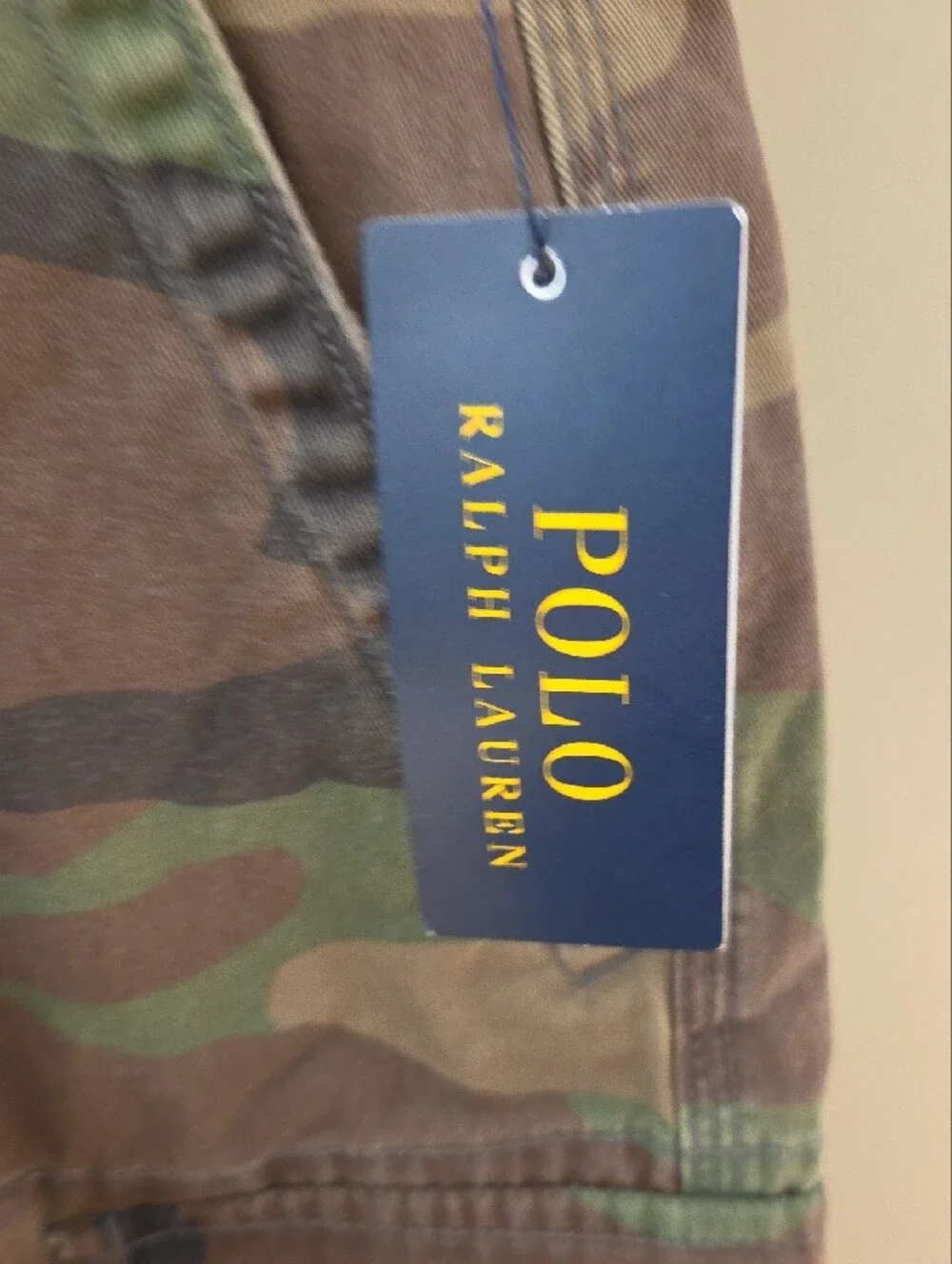 Polo by Ralph Lauren Relaxed Fit Green Camo Cargo Shorts